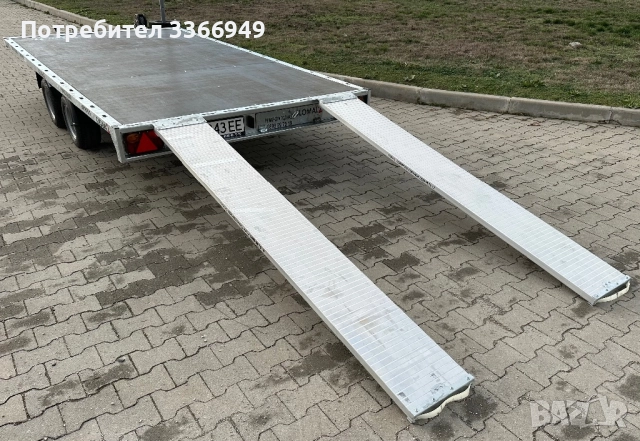 Ремарке за UTV под наем / 3.90м X 2.05м, снимка 4 - Ремаркета - 52595582