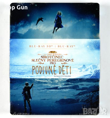 Steelbook 2D+3D Блу Рей Домът на мис Перигрин за чудати деца Blu-Ray Miss Peregrine's Home, снимка 1 - Blu-Ray филми - 44209536