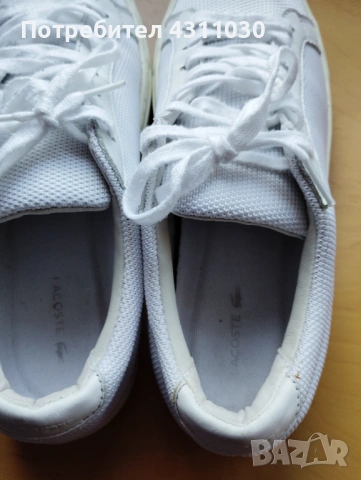 Оригинални мъжки маратонки Lacoste 42 номер, снимка 8 - Маратонки - 53366654