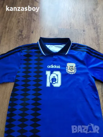 adidas maradona - мъжка тениска РЕПЛИКА КАТО НОВА Л, снимка 2 - Тениски - 56012410