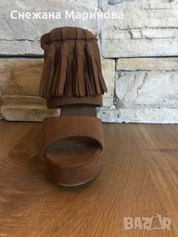 Сандали с ток, снимка 2 - Сандали - 29328036