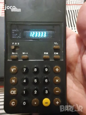 braun calculator, снимка 3 - Колекции - 48174961