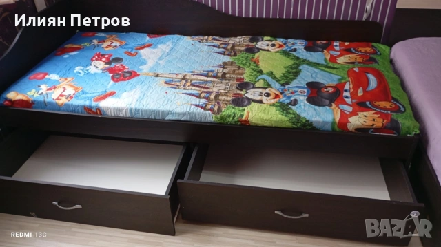 Единично легло , снимка 3 - Спални и легла - 54044783