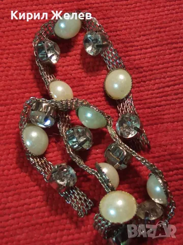 СТОМАНЕНО АРТ УКРАШЕНИЕ за ВРАТ ТИП ЧОКЪР с НУЖДА от РЕМОНТ или За МАТЕРИАЛ за ХЕНД МЕЙД БИЖУ 30801, снимка 7 - Колиета, медальони, синджири - 47034862