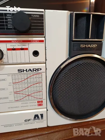 Радиокасетофон SHARP GF A1, снимка 8 - Радиокасетофони, транзистори - 56272727