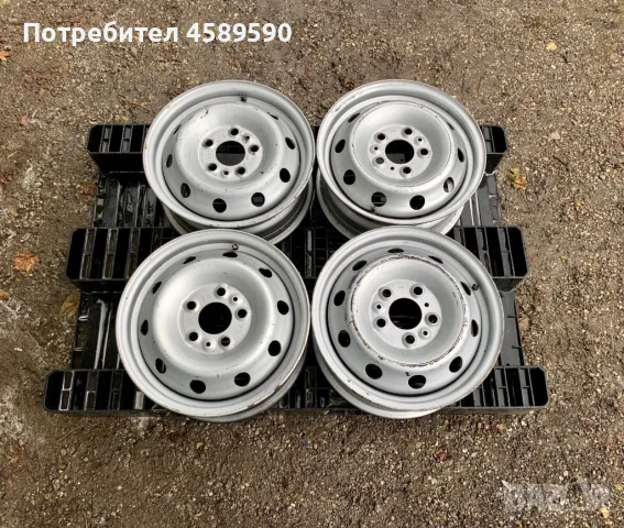 4бр.Оригинални джанти 15цола 5x118 за бус Iveco Daily,Ducato,Jumper,Boxer,Мovano
