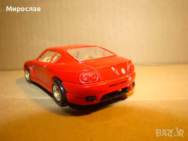 1:43 BBURAGO FERRARI 456 GT  MОДЕЛ КОЛИЧКА ИГРАЧКА, снимка 5 - Колекции - 48098770