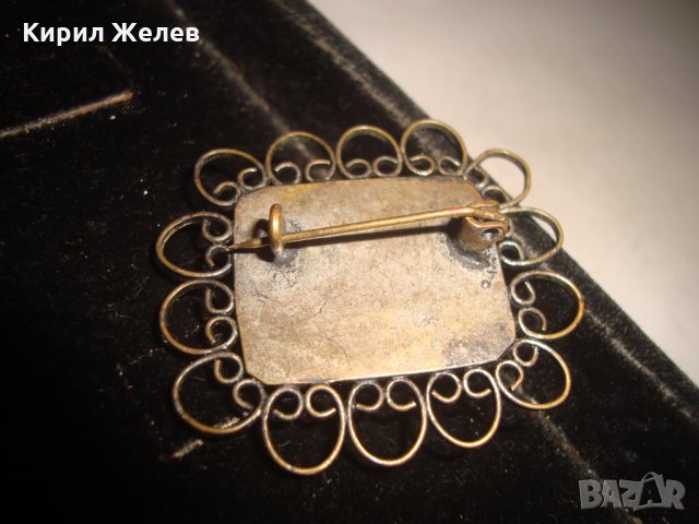 ВЪЗРОЖДЕНСКА БРОШКА БРОНЗ НАКИТ СТАРО ГРАДСКО БИЖУ 17495, снимка 7 - Антикварни и старинни предмети - 31230607