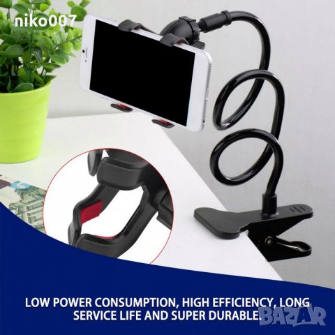 Универсална стойка за телефон-iPhone-Xiaomi-Samsung и др, снимка 2 - Селфи стикове, аксесоари - 30612874