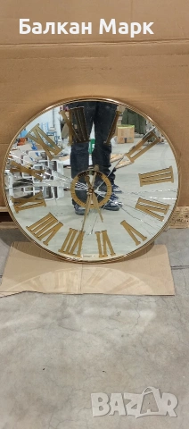 Стенен часовник KARE Design “Casino Mirror” Ø76 cm, снимка 3 - Стенни часовници - 53202944