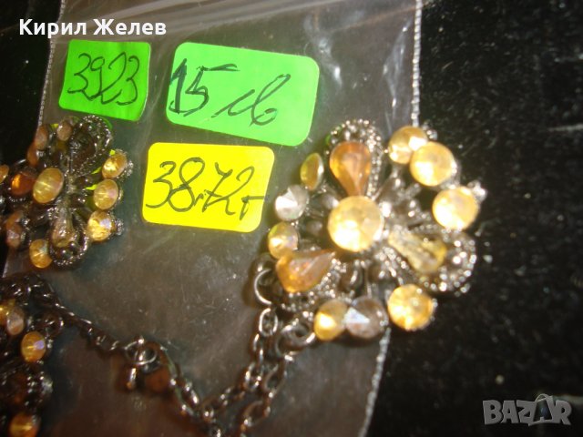 ВИНТИДЖ БРОНЗОВИ АРТ ВИСУЛКИ за УКРАШЕНИЯ с КРАСИВИ КАМЪНИ 3923, снимка 3 - Други - 30635934