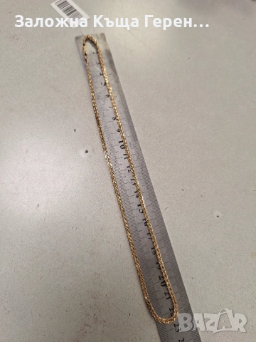 Златен синджир 5,52гр.14к, снимка 3 - Колиета, медальони, синджири - 54254283