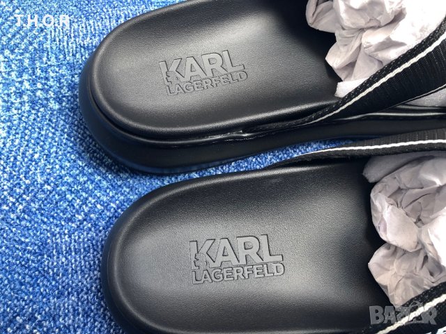НОВИ Karl Lagerfeld ОРИГИНАЛ мъжки джапанки/чехли 40/41/42/45, снимка 4 - Мъжки чехли - 40133351