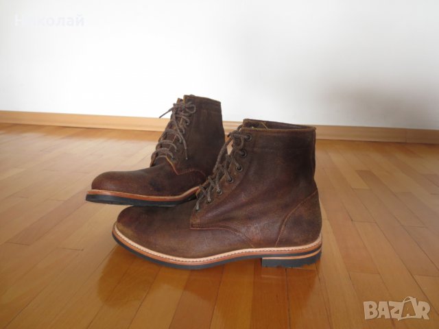 Nisolo Andres All Weather Boot, Waxed Brown , снимка 4 - Мъжки боти - 30337236