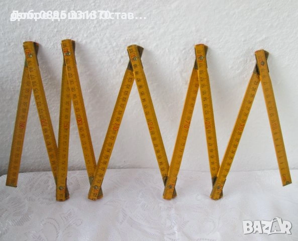  стар катинар с ключ, сгъваем метър, метри, снимка 12 - Други ценни предмети - 28955737