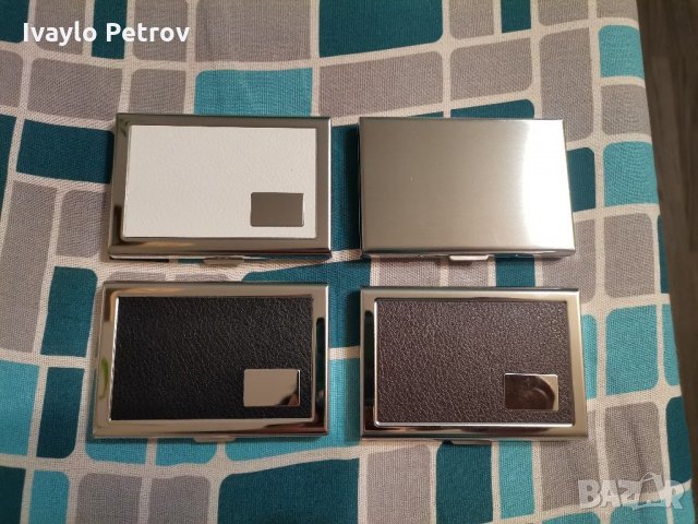 Стилен метален портфейл / протектор със RFID защита за дебитни карти, снимка 8 - Портфейли, портмонета - 29584888