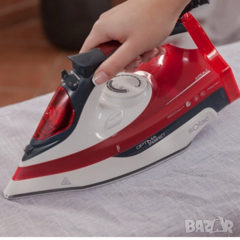 Ютия Solac Optima Perfect – 2600W, керамична плоча, 170 g/min пара, 380 мл резервоар, снимка 5 - Друга електроника - 51897419
