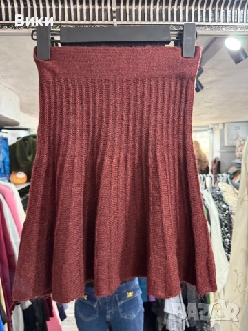 Пола от плетиво в размер S, снимка 4 - Поли - 52926865