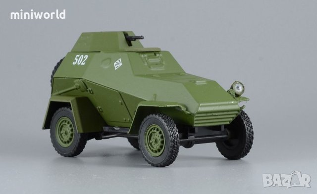 БА-64 военен бронетранспортьор танк СССР 1942 г. - мащаб 1:43 на DeAgostini моделът е нов в блистер, снимка 2 - Колекции - 42624204
