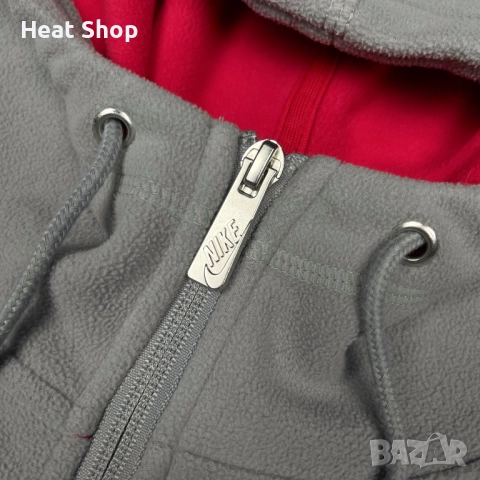 Мъжки суичър Nike M Midweight Brushed Fleece 1/4 Zip Hoodie, снимка 3 - Суичъри - 51924612