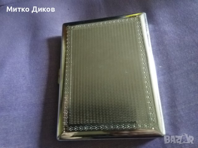 Табакера метална джойнт за дълги цигари нова 107х83х15мм, снимка 4 - Табакери - 42505271