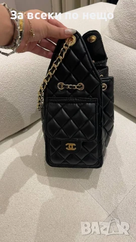 Chanel Дамска Черна Чанта Шанел - Код E715, снимка 18 - Чанти - 51242501