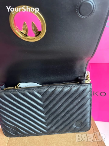 PINKO Classic Click Love bag– оригинална чанта | НОВА , снимка 4 - Чанти - 54048467