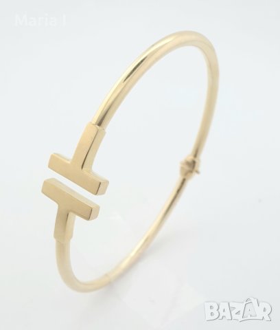 Дамска златна гривна , снимка 3 - Гривни - 42820016