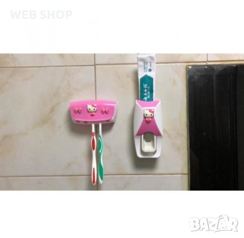 Стилен автоматичен дозатор за паста за зъби, снимка 1 - Други - 31380436