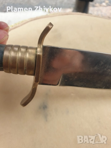 голям ловен нож с кокалена дръжка , снимка 9 - Ножове - 52636563