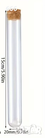 30 броя стъклени епруветки , снимка 4 - Декорация за дома - 53900206