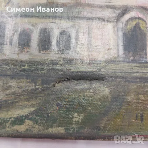 Интересна стара картина Александър Невски подписана  SG2009, снимка 5 - Картини - 47576276