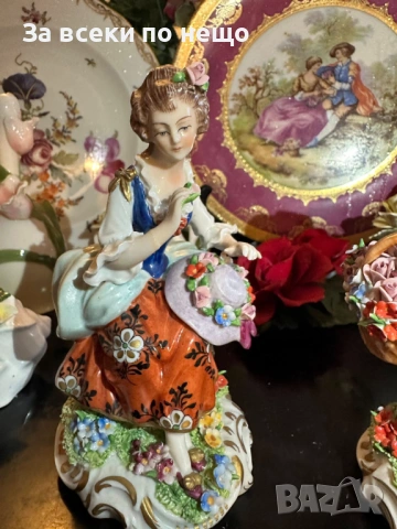 Внимание уникална красота, рядко красива немска продукция Код P2204, снимка 18 - Декорация за дома - 54198501