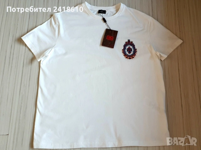 ETRO Milano Cotton Made in Italy Womens Size M НОВО! ОРИГИНАЛ! Дамска Тениска!, снимка 16 - Тениски - 53776132