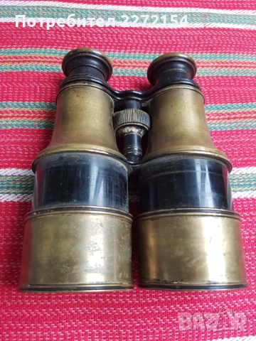Военен бинокъл 19 век, снимка 2 - Антикварни и старинни предмети - 51572086
