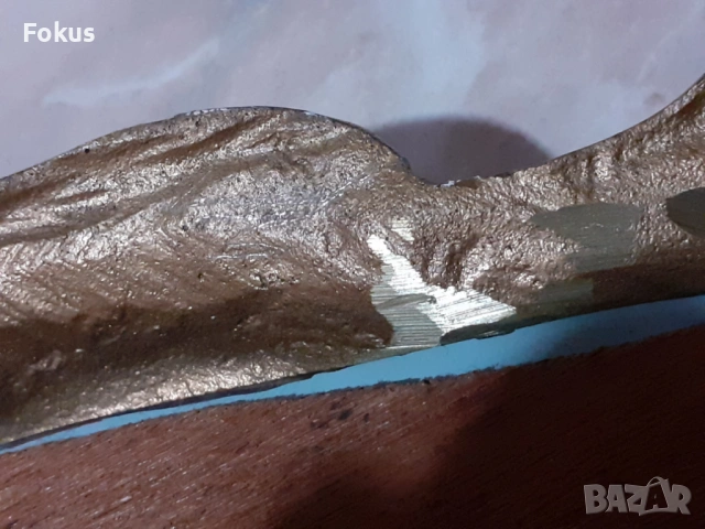 Стар голям масивен бароков поднос - бронз, огледало, снимка 5 - Антикварни и старинни предмети - 53286102