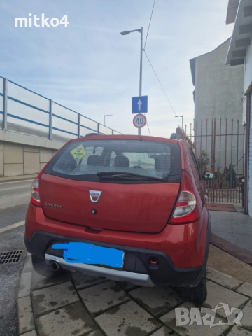 дачия сандеро 1,6 2011г, снимка 3 - Автомобили и джипове - 52620799