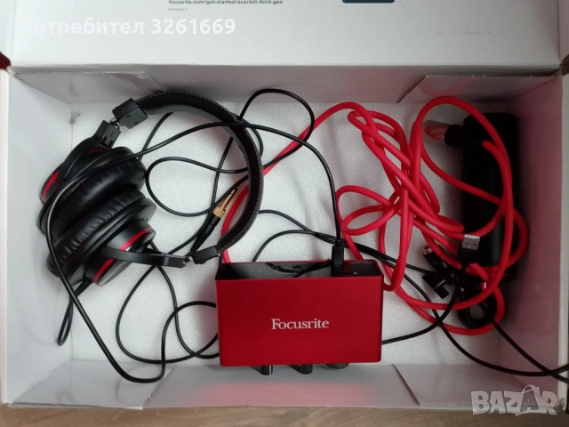 Focusrite Scarlett Solo Studio (3rd Gen) – ОТБЕЗРЕГИСТРИРАН