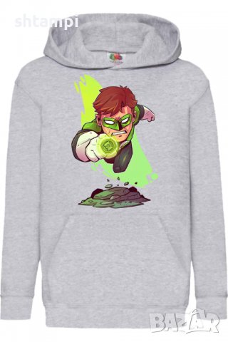 Детски Суитчър/Суитшърт DC Green Lantern,Игра,Подарък,Изненада,Забавление,Рожден Ден, снимка 2 - Детски анцузи и суичери - 38317366