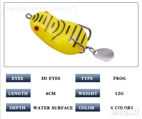 Силиконова примамка – 5,2 гр./6 см.-5 лв., снимка 2 - Стръв и захранки - 34533301