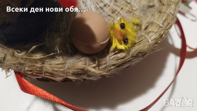 Кошничка с петел - музикална, снимка 3 - Ръчно изработени сувенири - 29198741