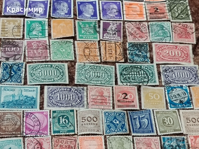 Винтидж ПОЩЕНСКИ марки Империя Германия , снимка 7 - Филателия - 52948019