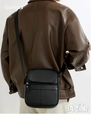 Мъжка елегантна и функционална дисплей чантичка /Премиум естествена кожа!, снимка 12 - Чанти - 53938347