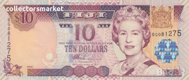 10 долара 2002, Фиджи
