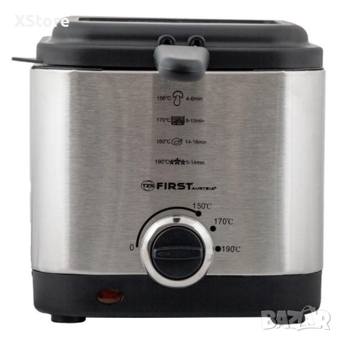 Фритюрник с вместимост 1,5 литра, мощност 900 W FIRST, снимка 4 - Фритюрници - 52436567