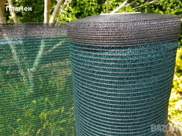 Оградна мрежа, пано засенчваща зелена с UV защита пази от слънце и градушка , снимка 3 - Огради и мрежи - 37348493