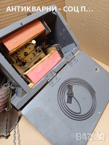 Стар Стенен Руски Часовник Кукувица., снимка 6 - Антикварни и старинни предмети - 51302838