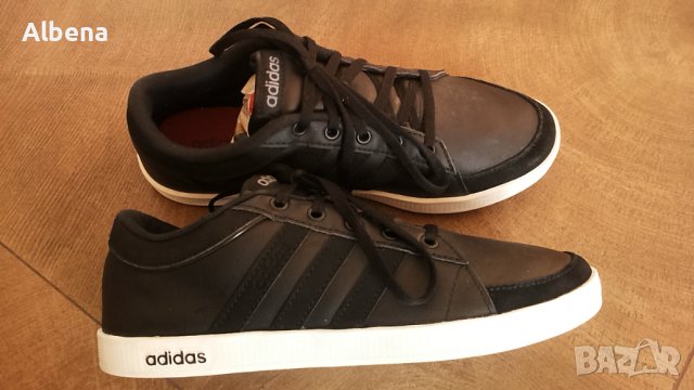 Adidas Calneo Laidback Black Размер EUR 39 1/3 / UK 6 дамски детски обувки 189-12-S, снимка 1 - Дамски ежедневни обувки - 38215483