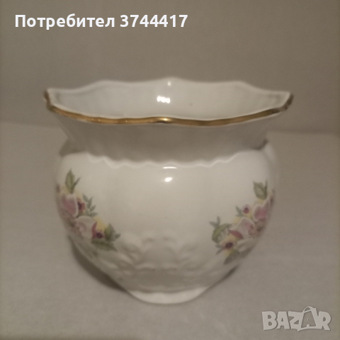 Много красива Винтаж порцеланова саксия за цветя Maryland Pottery Англия , снимка 2 - Декорация за дома - 44588773