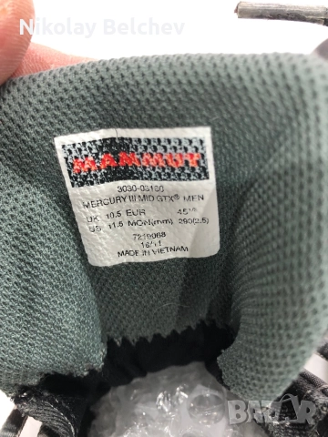 Обувки мъжки Mammut gore tex, снимка 2 - Ежедневни обувки - 52880770